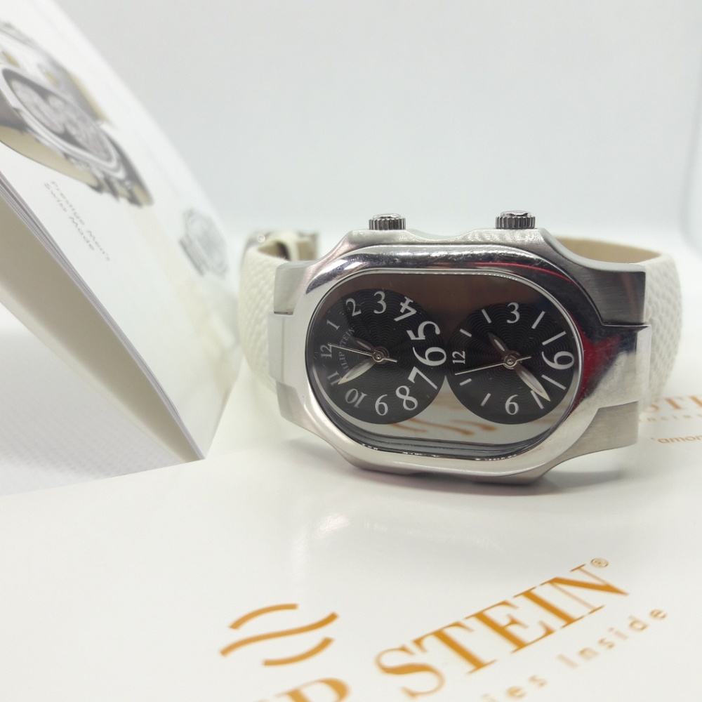 Philip Stein Stainless Steel double face watch💕